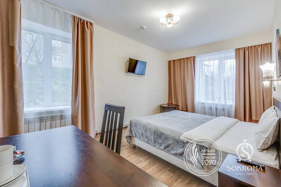 односпальная кровать в номере фото